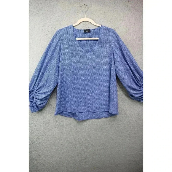 Vici Large Balloon Sleeves V-Neck Tunic-Size Medium-Boho - Picture 1 of 10